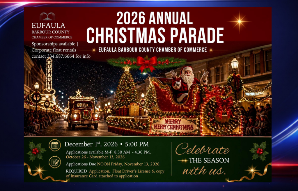 Eufaula Christmas Parade Set for Dec. 1 - Wiregrass Daily News