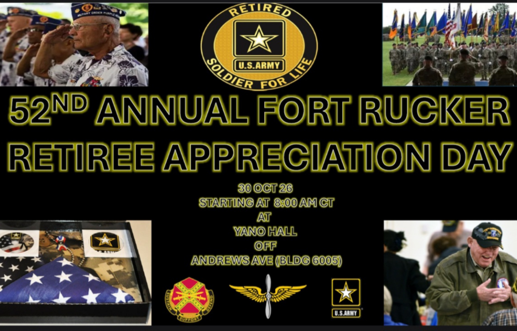 Fort Rucker Sets Retiree Appreciation Day Oct. 30 - Wiregrass Daily News